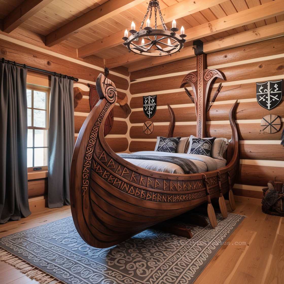 Viking Ship Bed