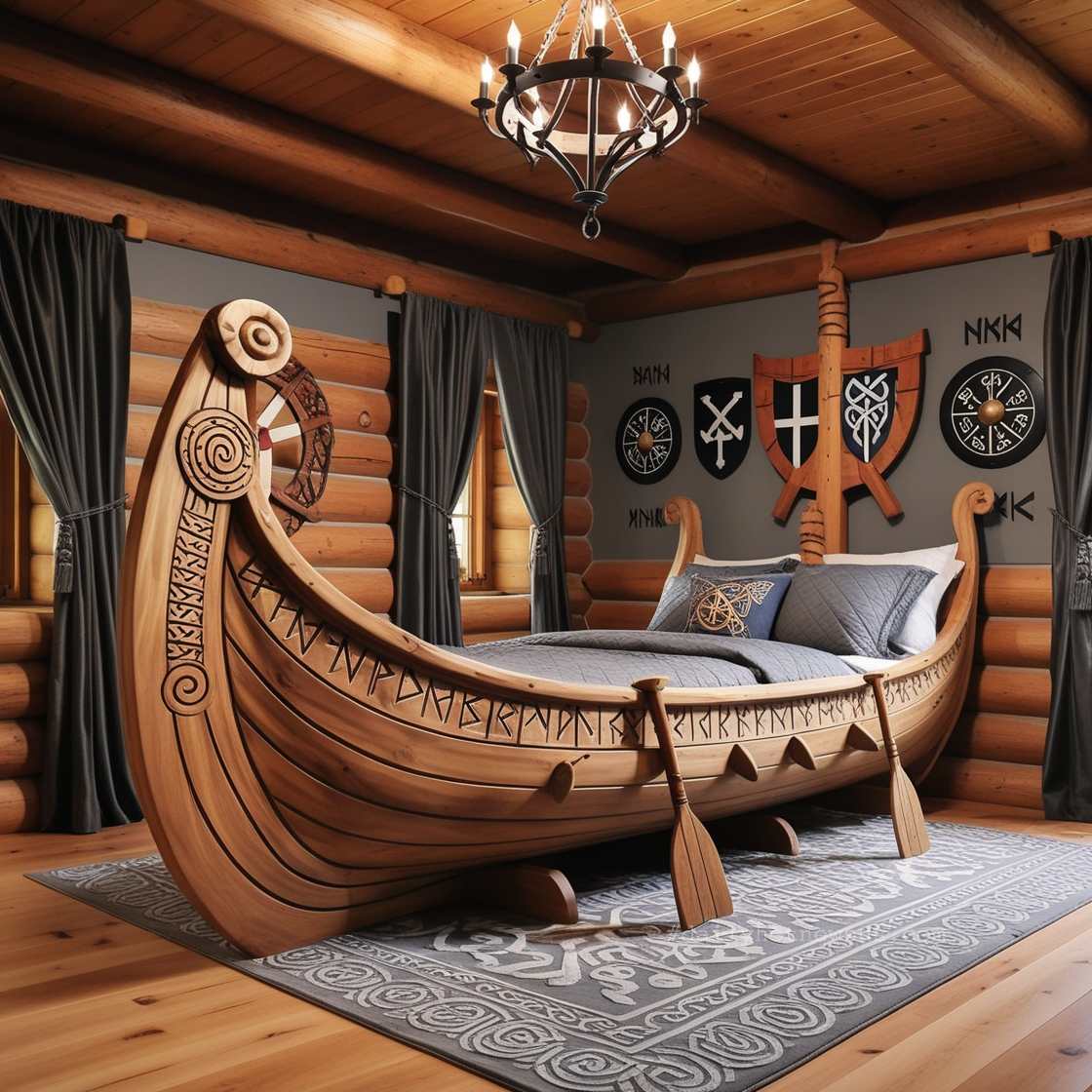 Viking Ship Bed