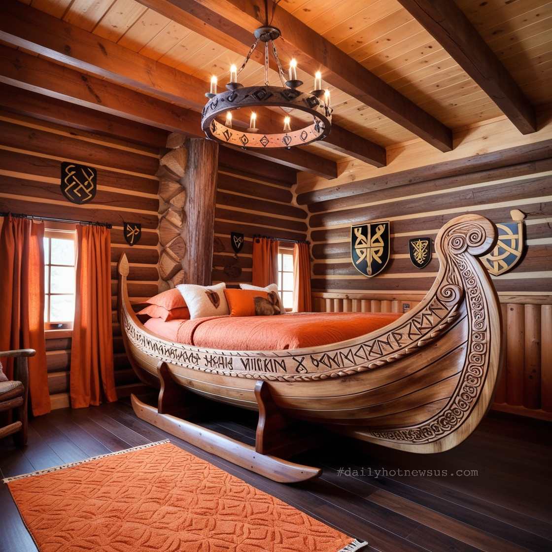 Viking Ship Bed