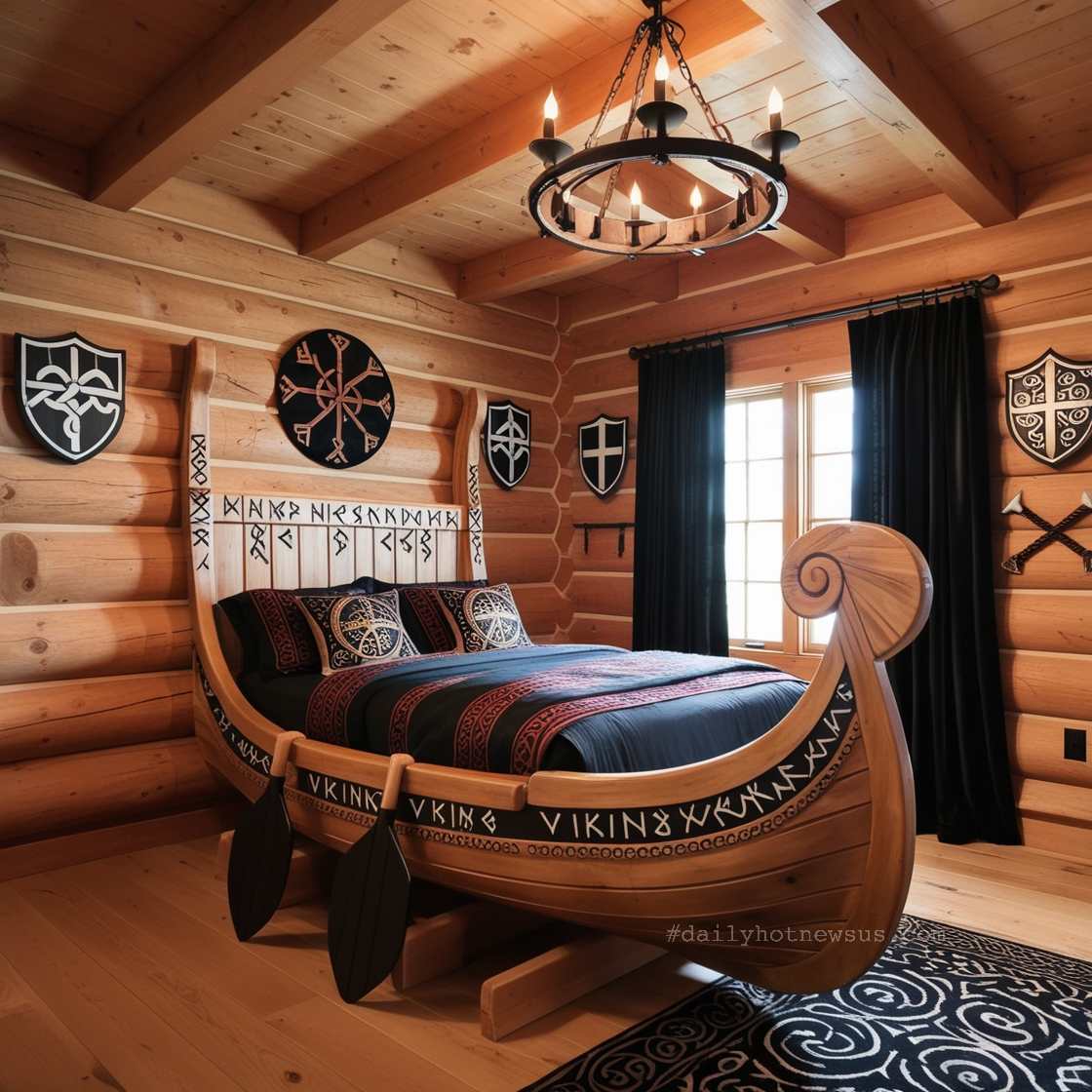 Viking Ship Bed