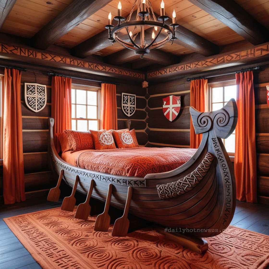 Viking Ship Bed