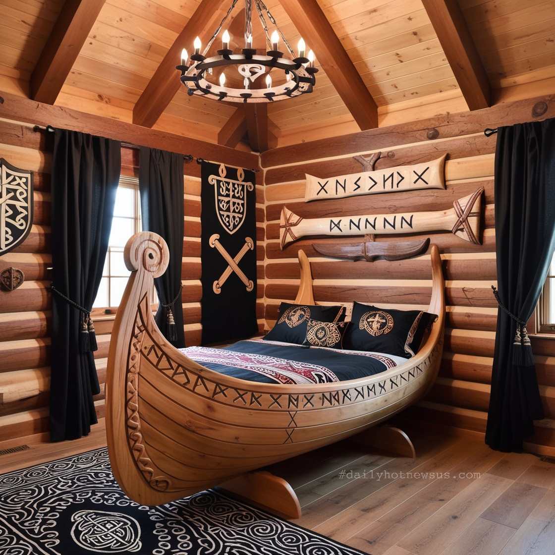 Viking Ship Bed