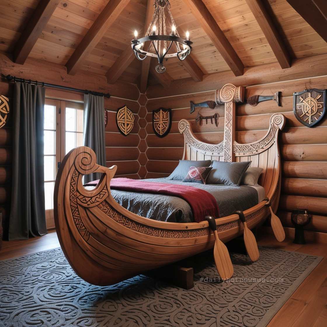 Viking Ship Bed