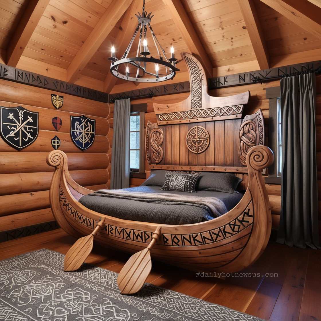 Viking Ship Bed