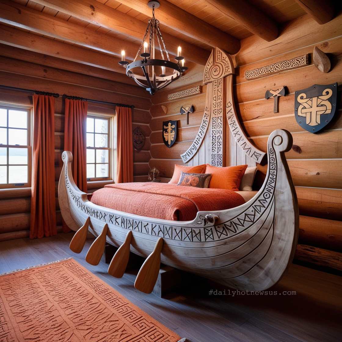 Viking Ship Bed