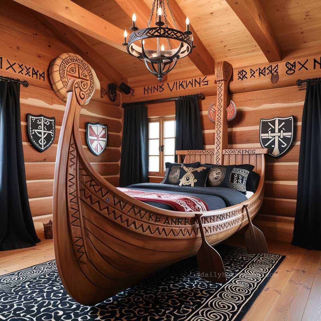 Viking Ship Bed