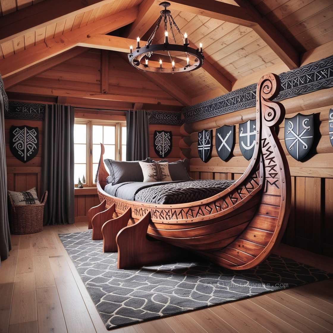 Viking Ship Bed