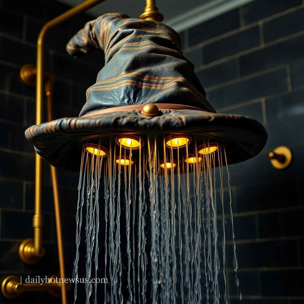 A Sorting Hat Shower Head