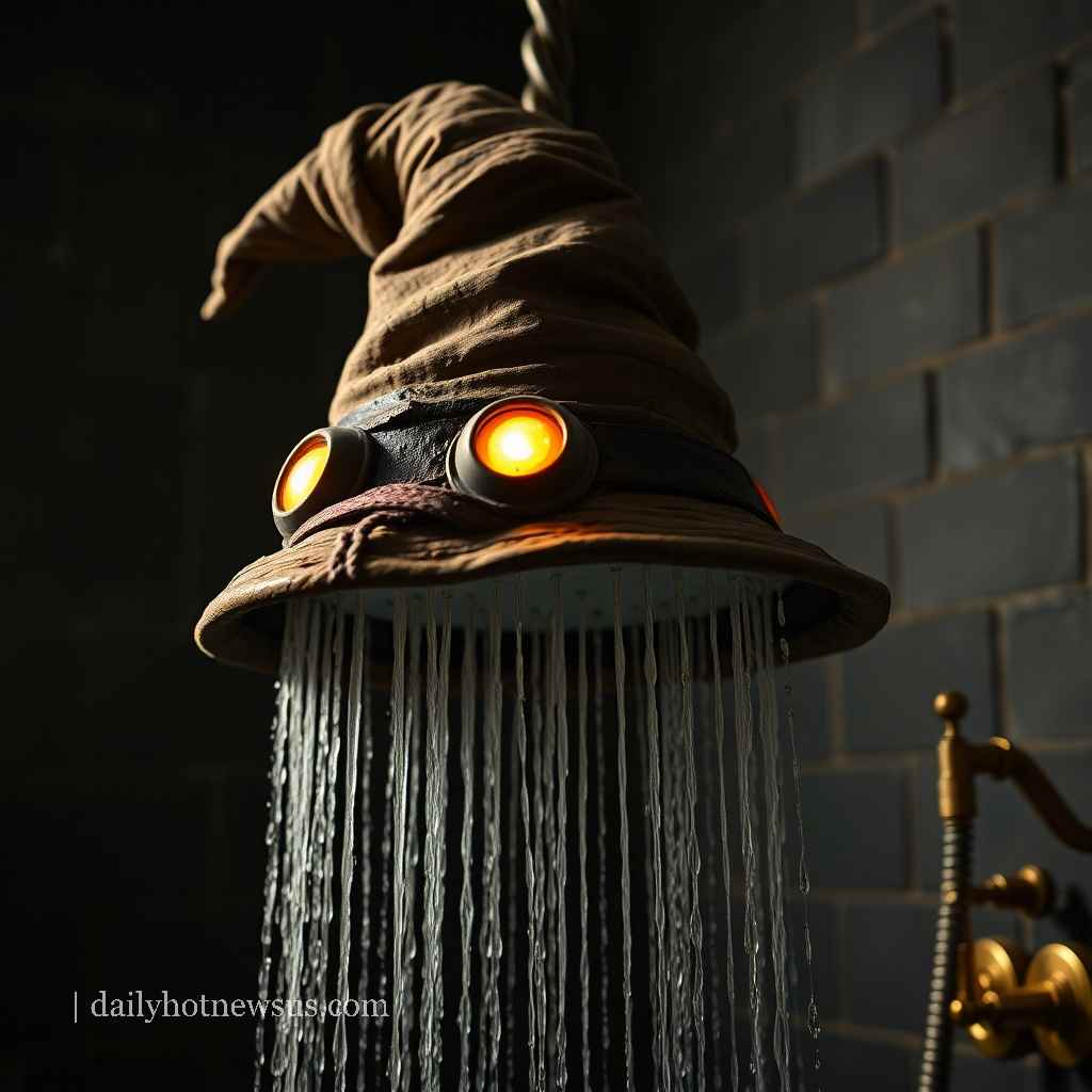 A Sorting Hat Shower Head