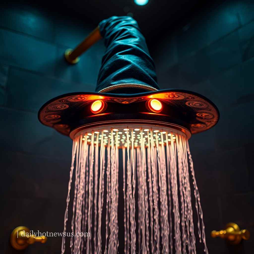 A Sorting Hat Shower Head