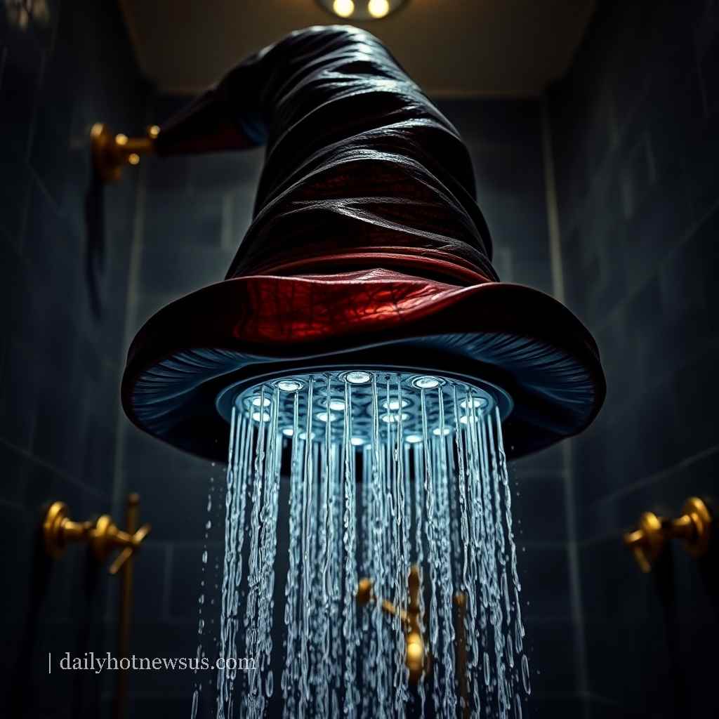 A Sorting Hat Shower Head