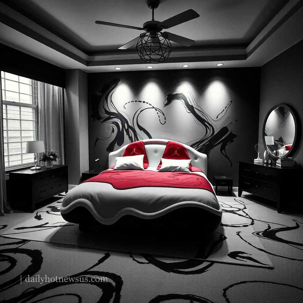 Air Jordan Shaped Bed