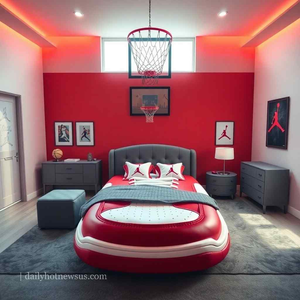 Air Jordan Shaped Bed