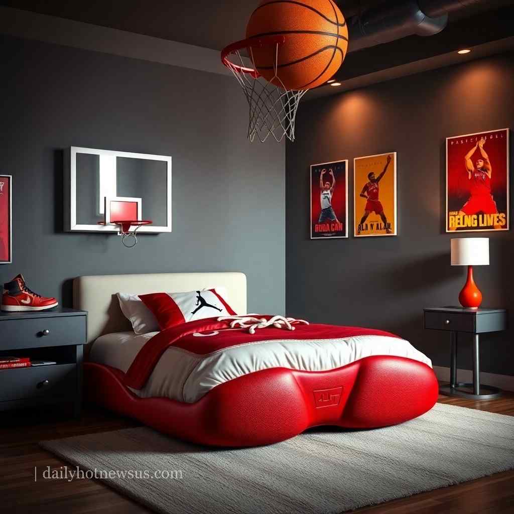 Air Jordan Shaped Bed