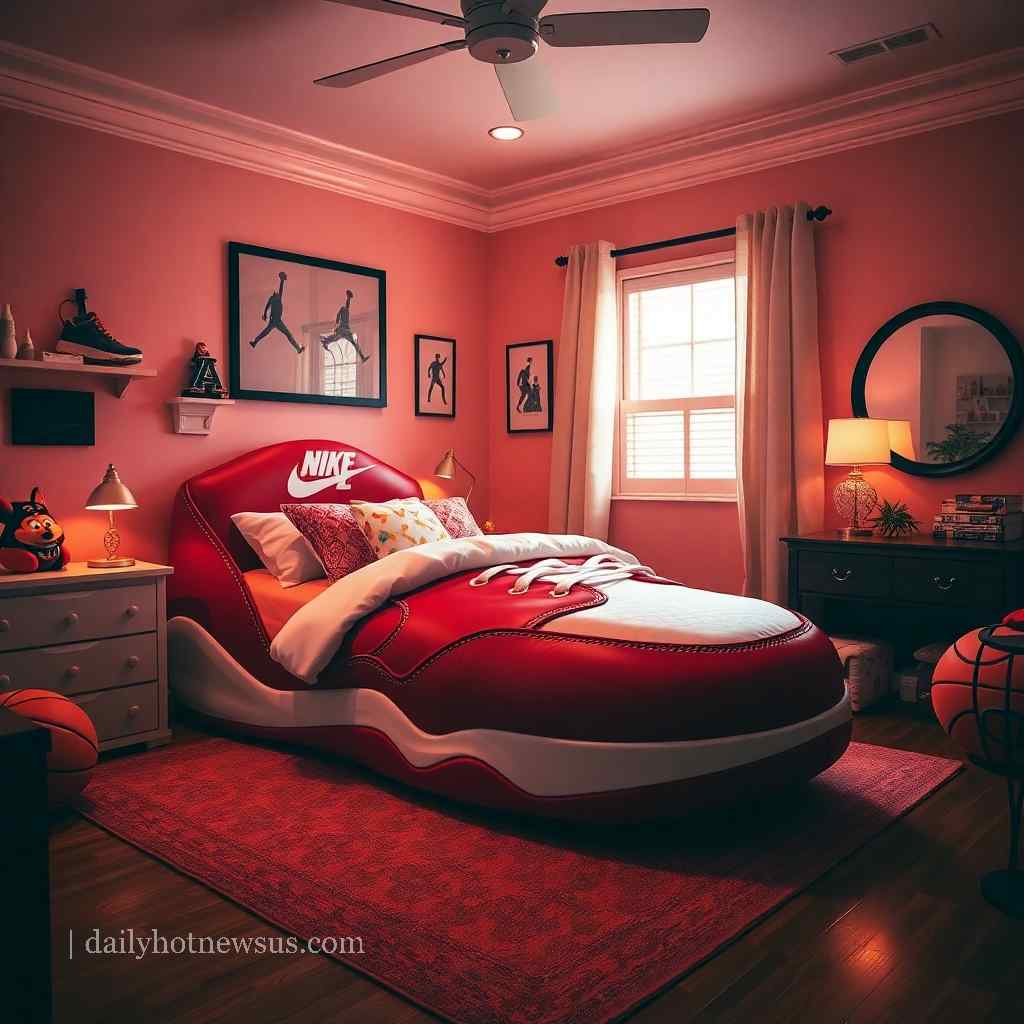 Air Jordan Shaped Bed