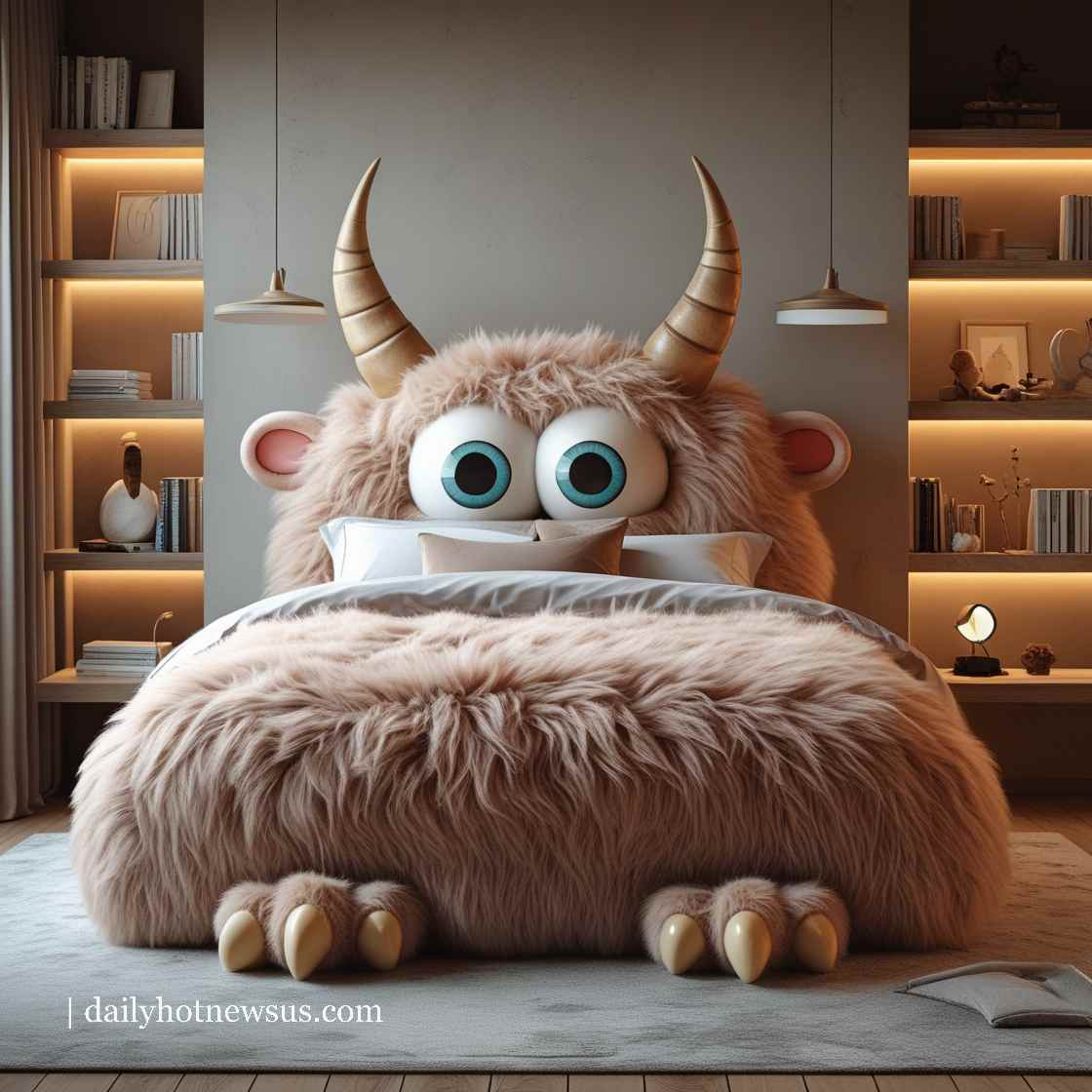 Animals Oversized Plush Bed