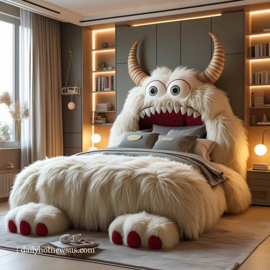 Animals Oversized Plush Bed