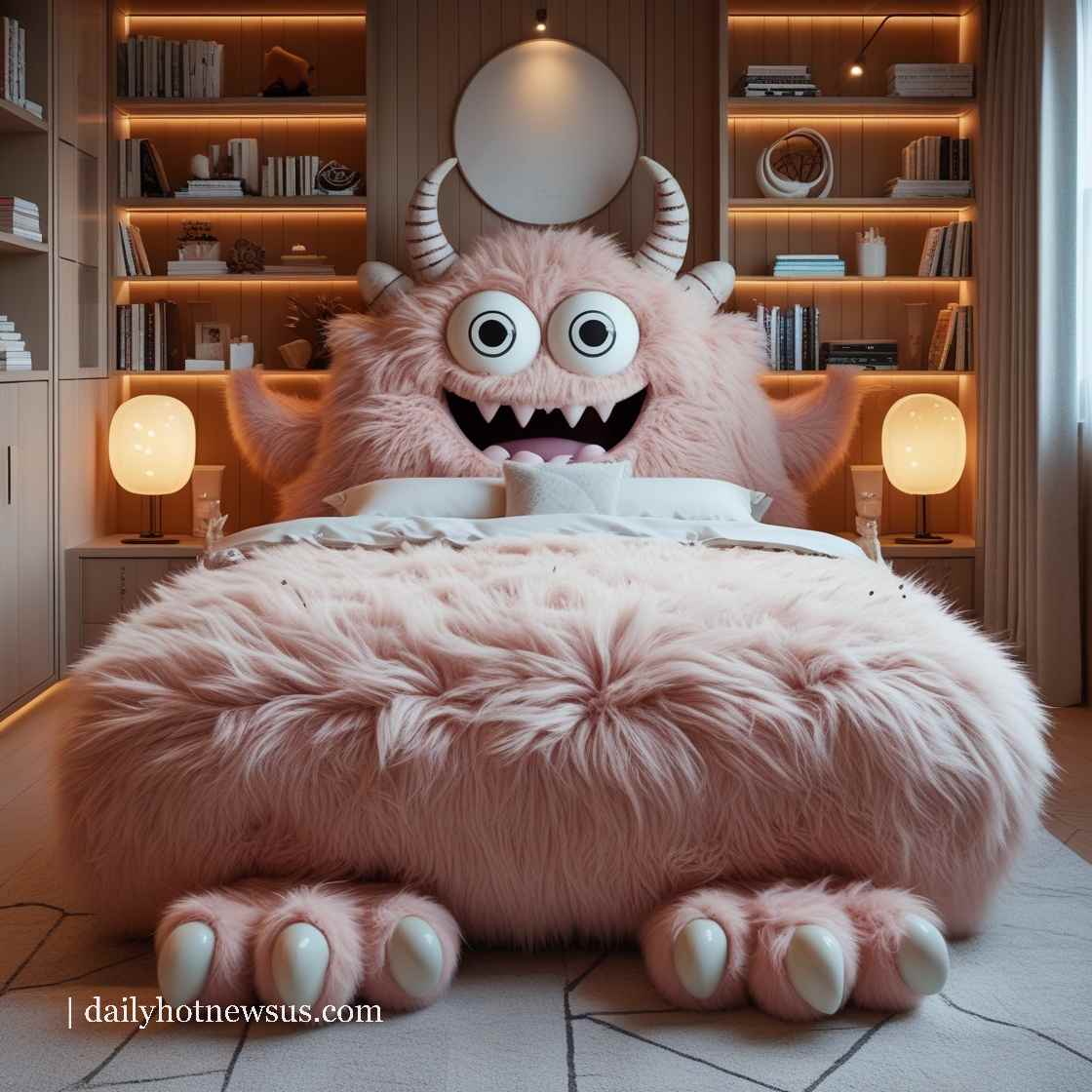 Animals Oversized Plush Bed