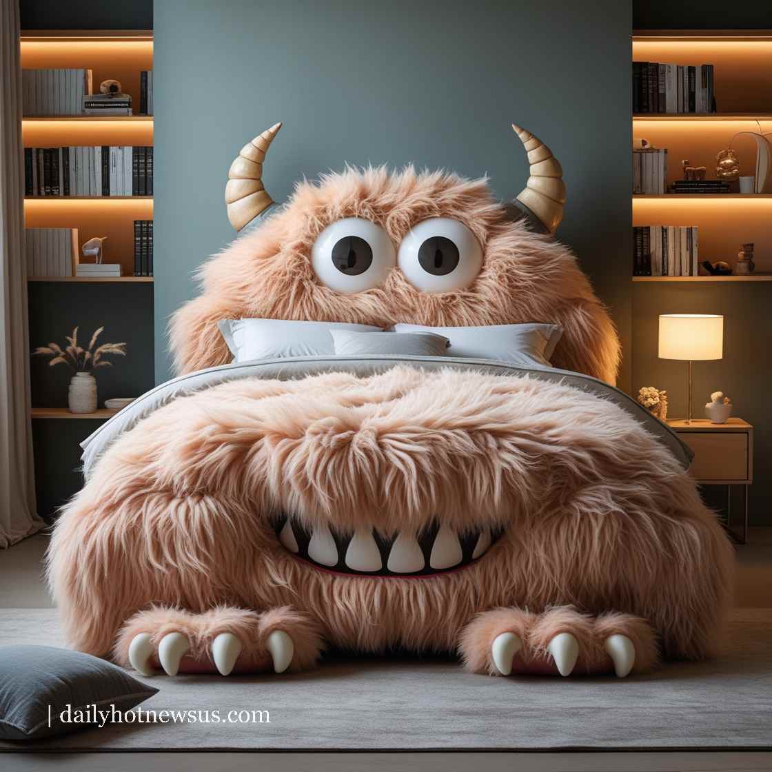 Animals Oversized Plush Bed