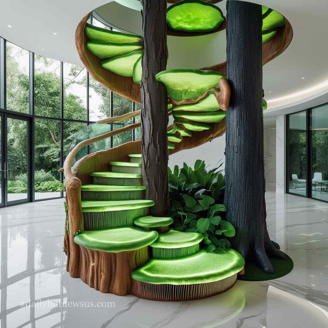 Mushroom Staircases