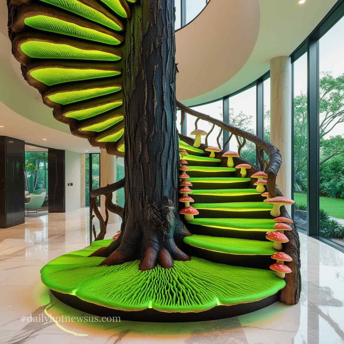 Mushroom Staircases