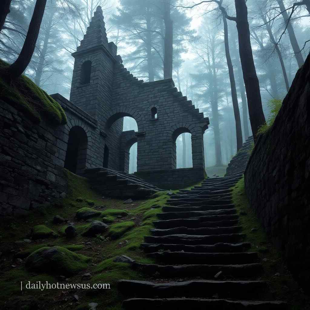 Forgotten Old House in the Forest