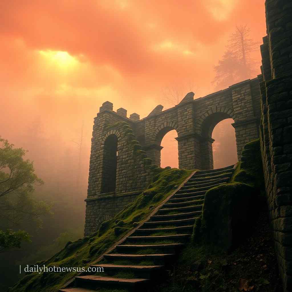 Forgotten Old House in the Forest