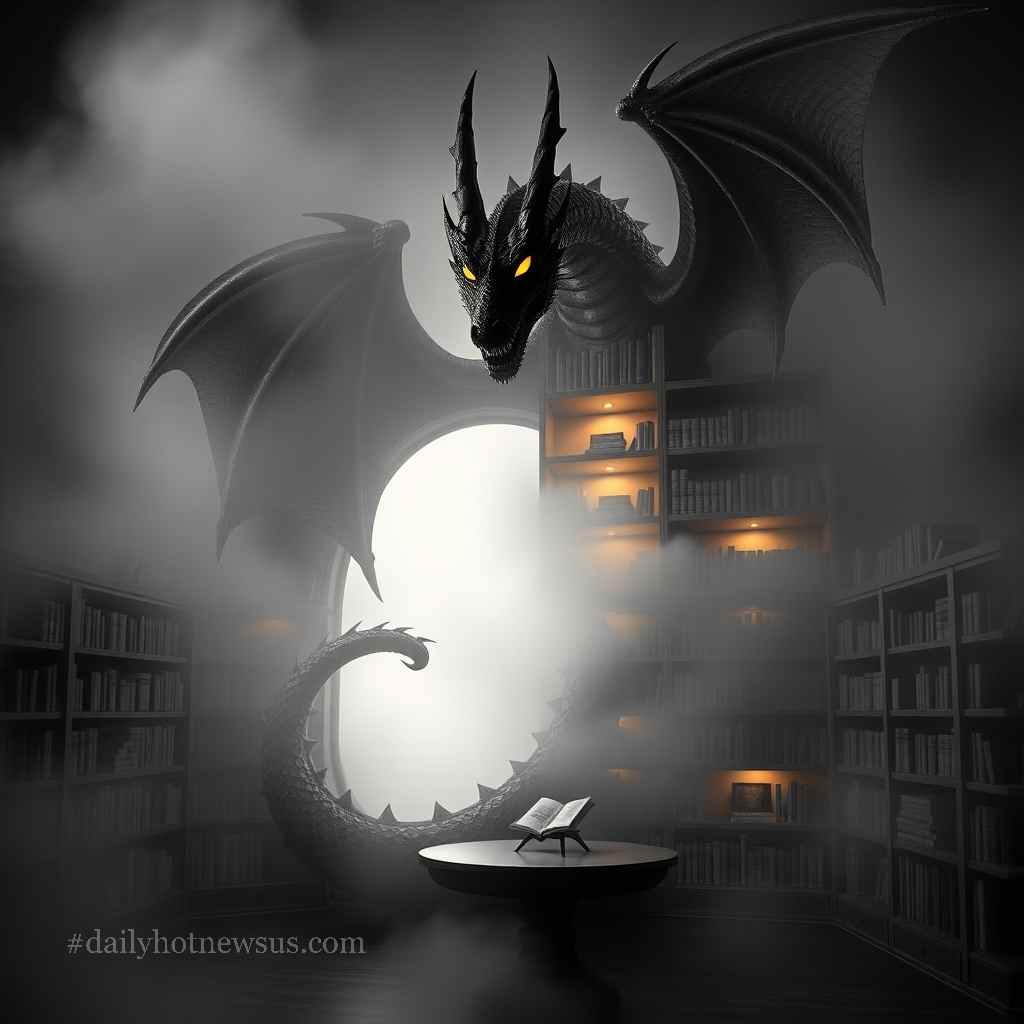 Giant Dragon Bookcase