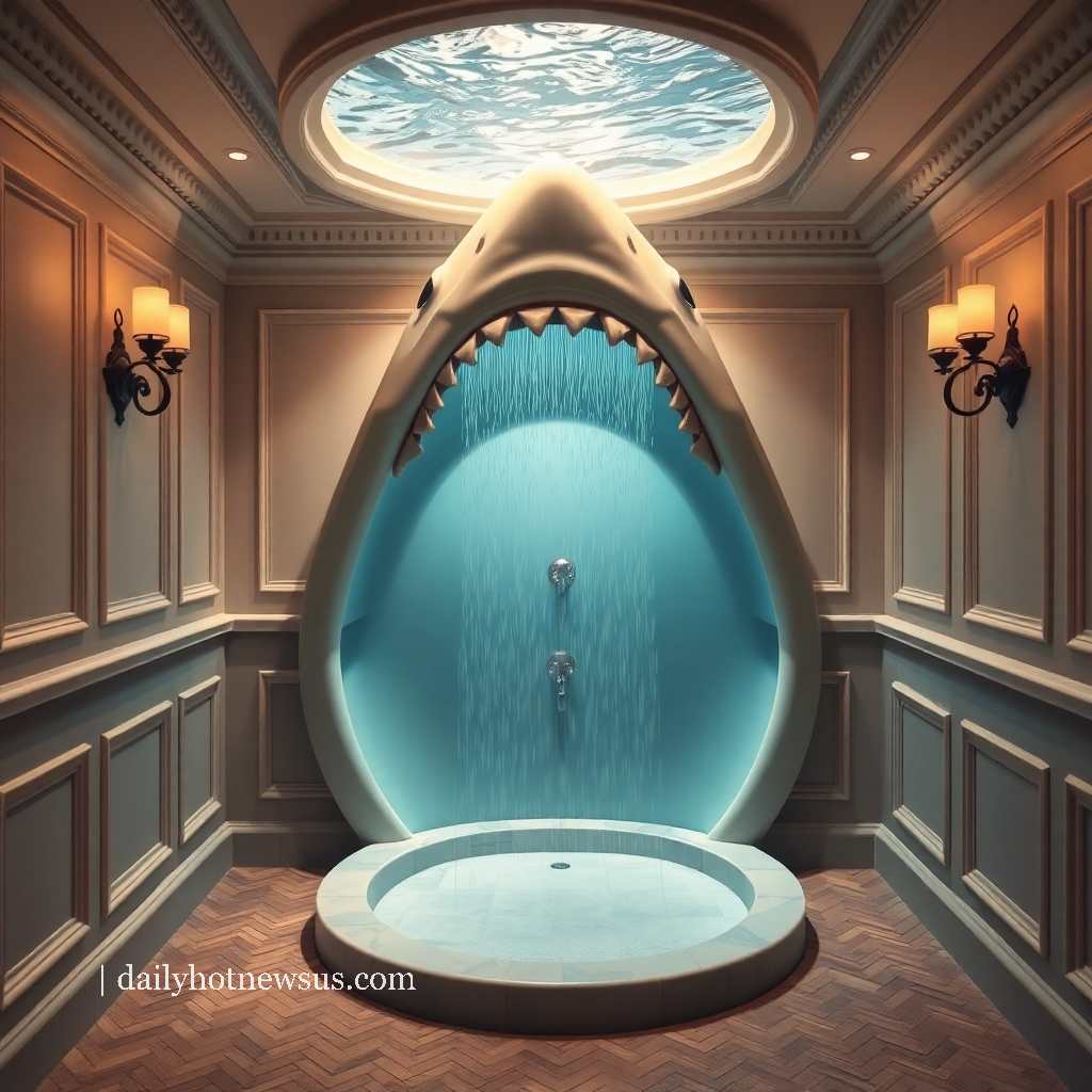 Giant Shark Showers