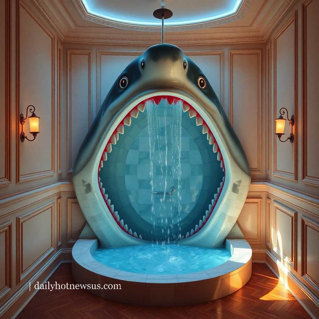 Giant Shark Showers