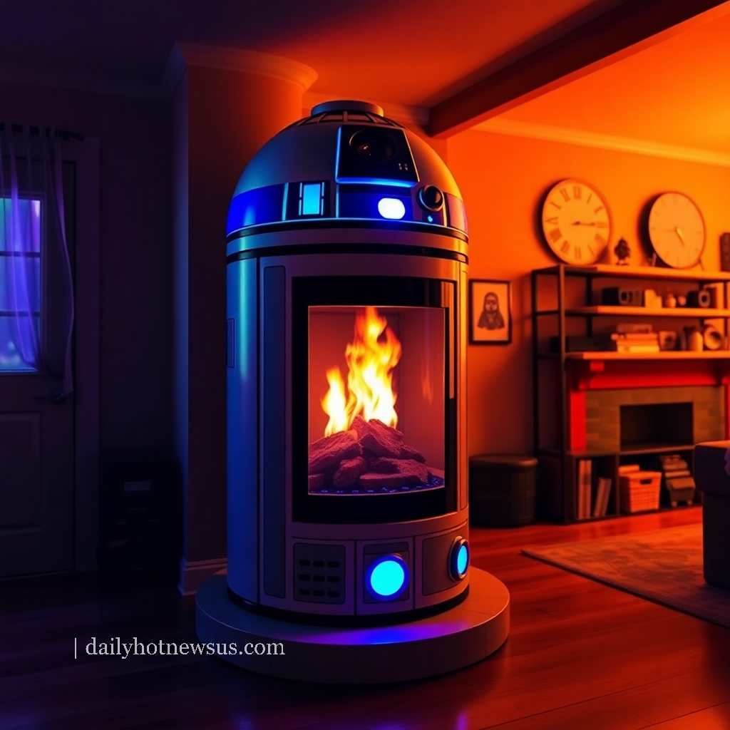 Star Wars Fireplace