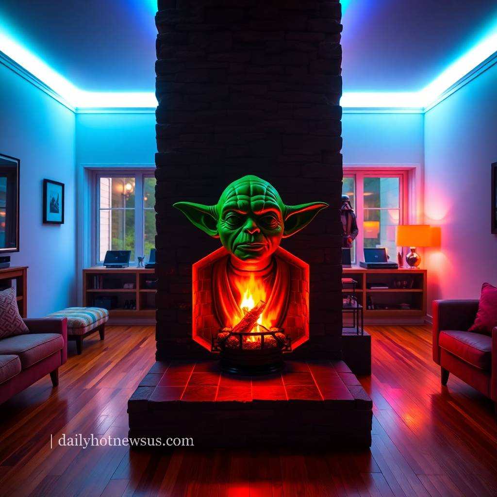 Star Wars Fireplace