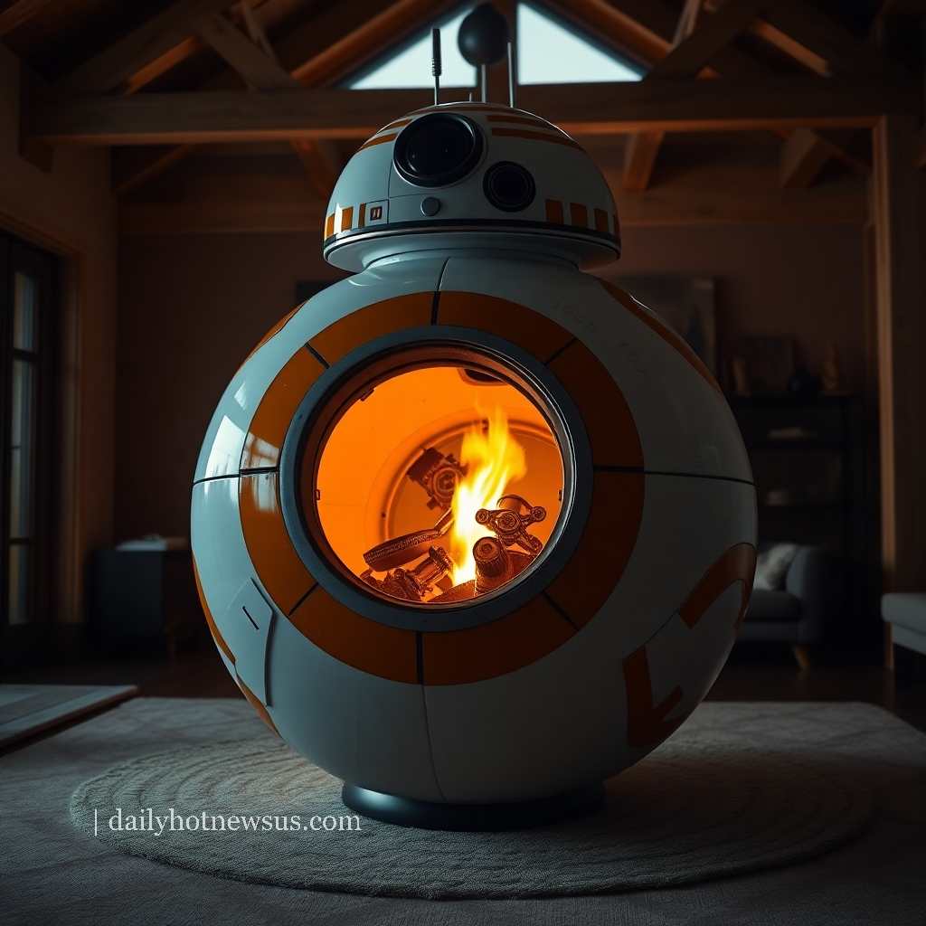 Star Wars Fireplace