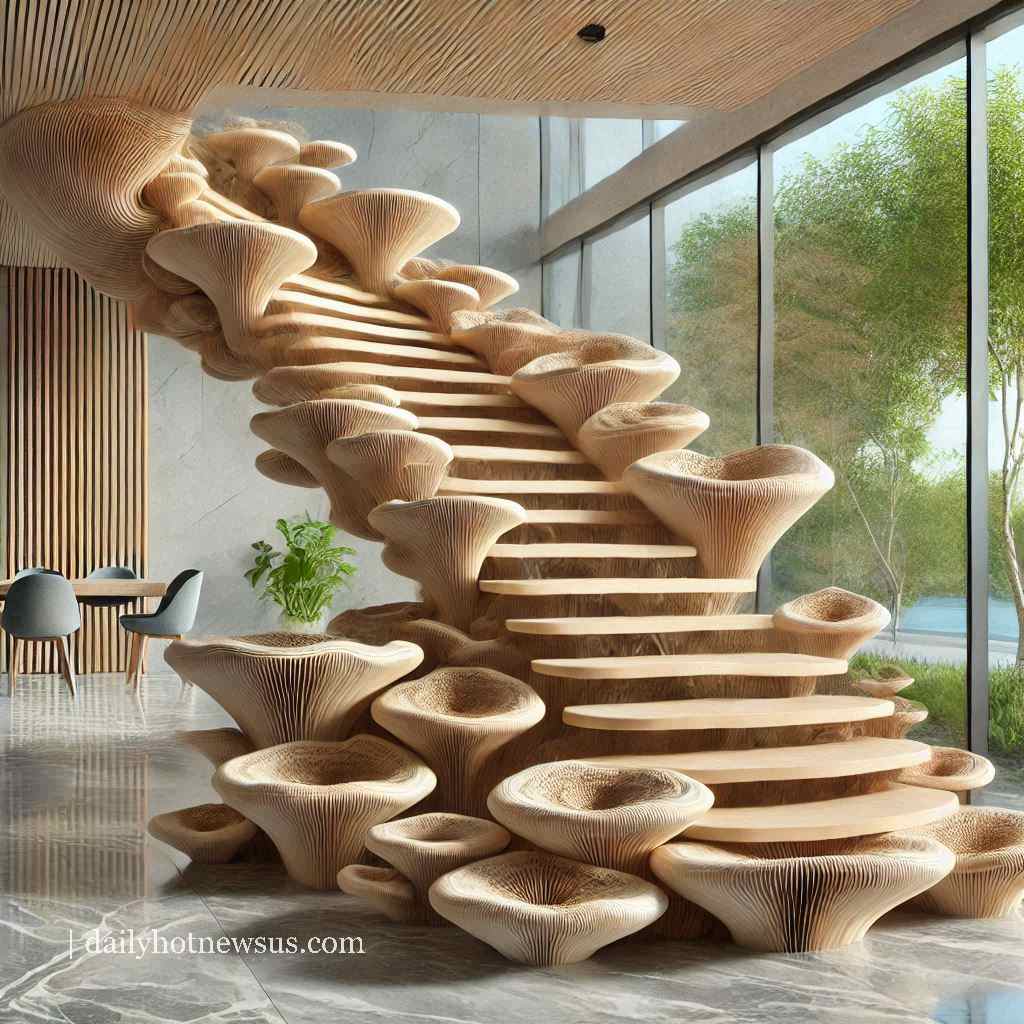 Gorgeous Mushroom Staircase