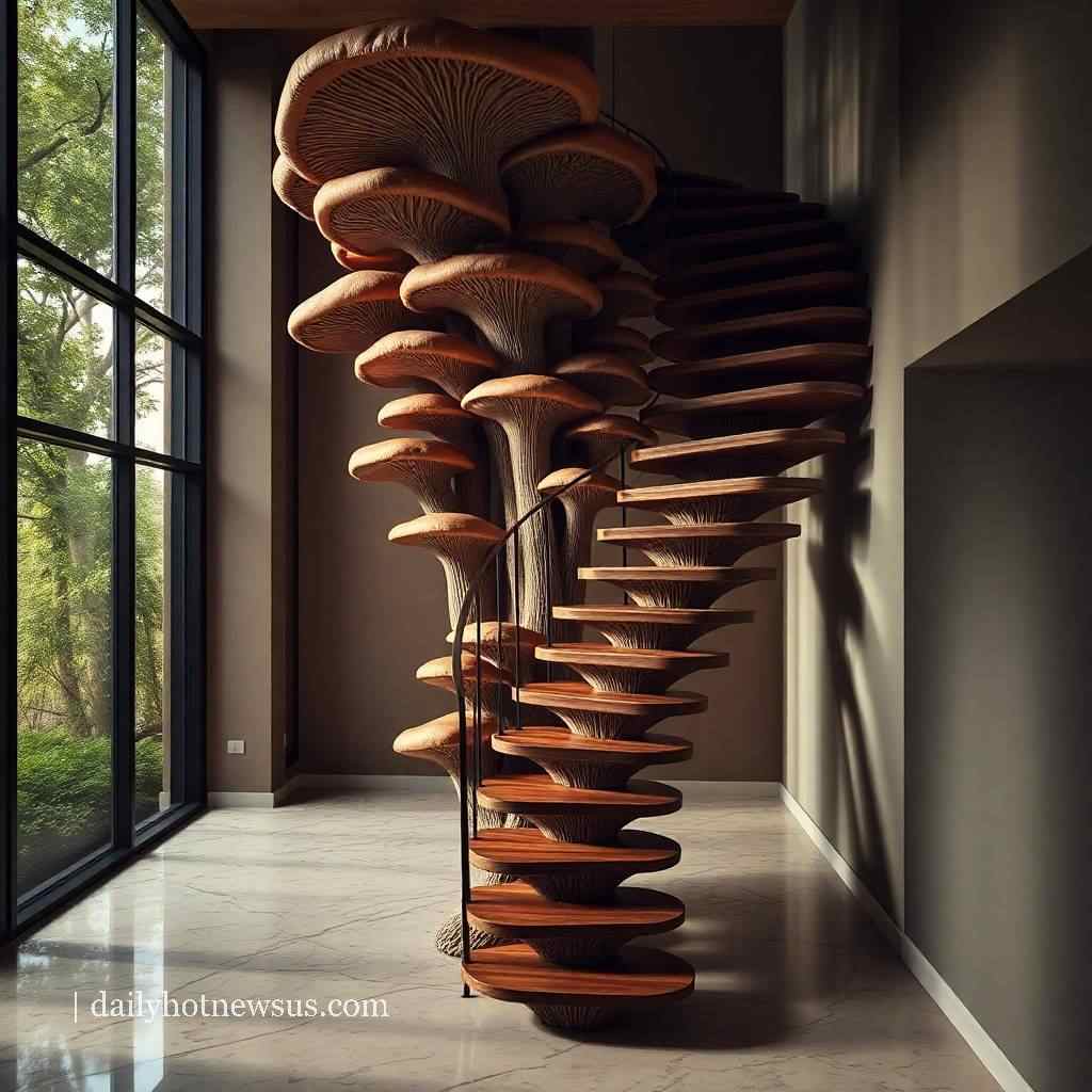 Gorgeous Mushroom Staircase