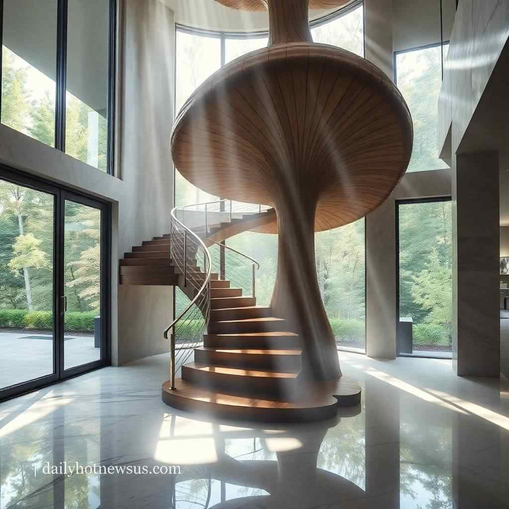 Gorgeous Mushroom Staircase