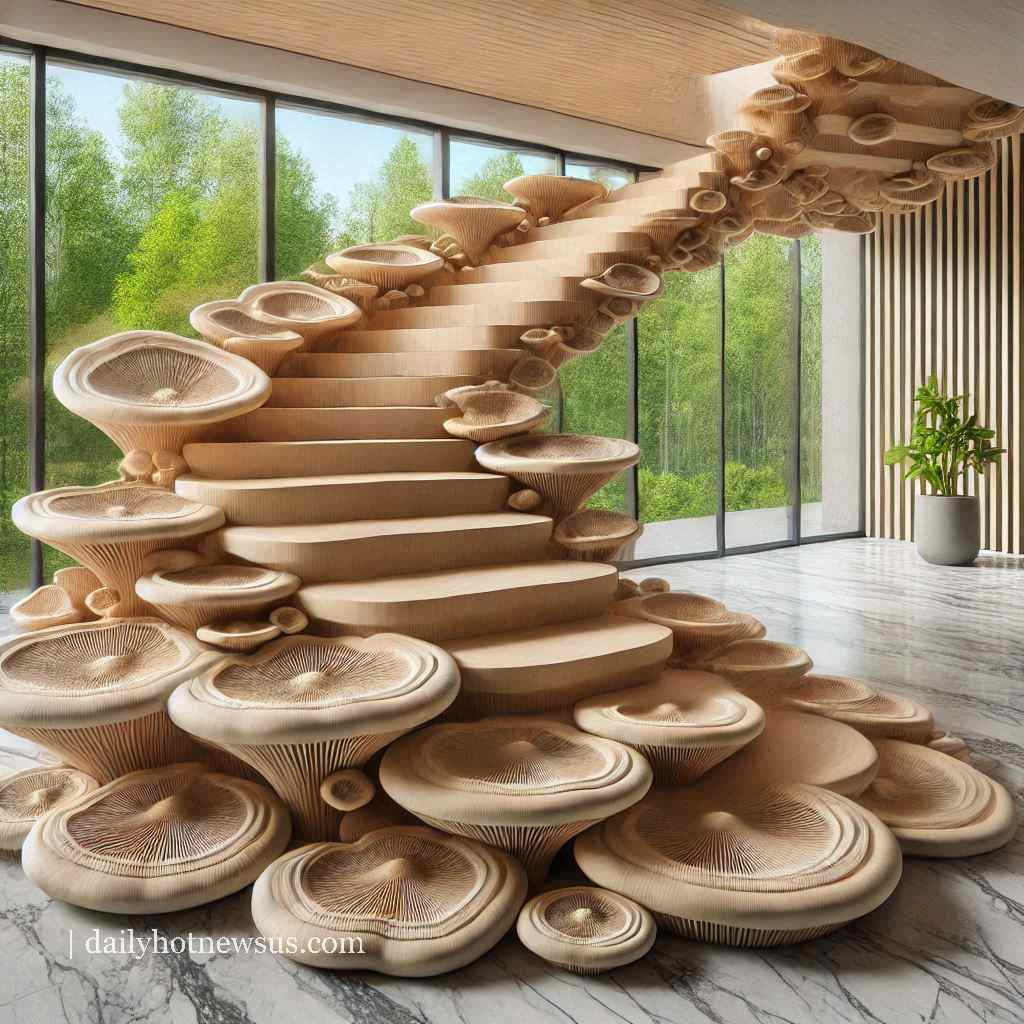 Gorgeous Mushroom Staircase