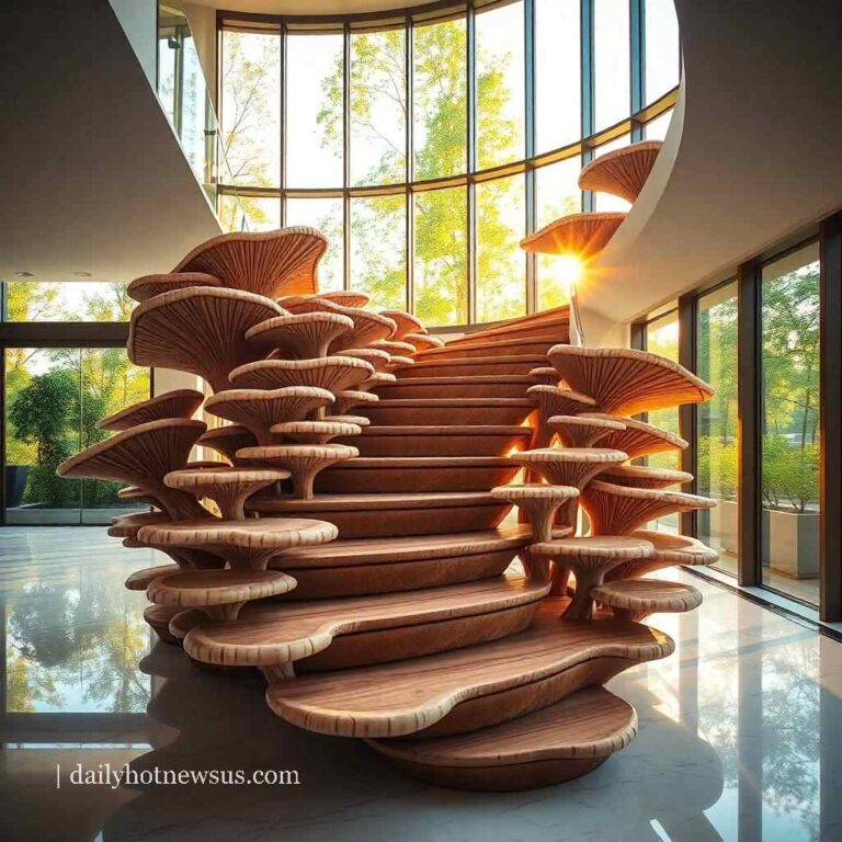 Gorgeous Mushroom Staircase