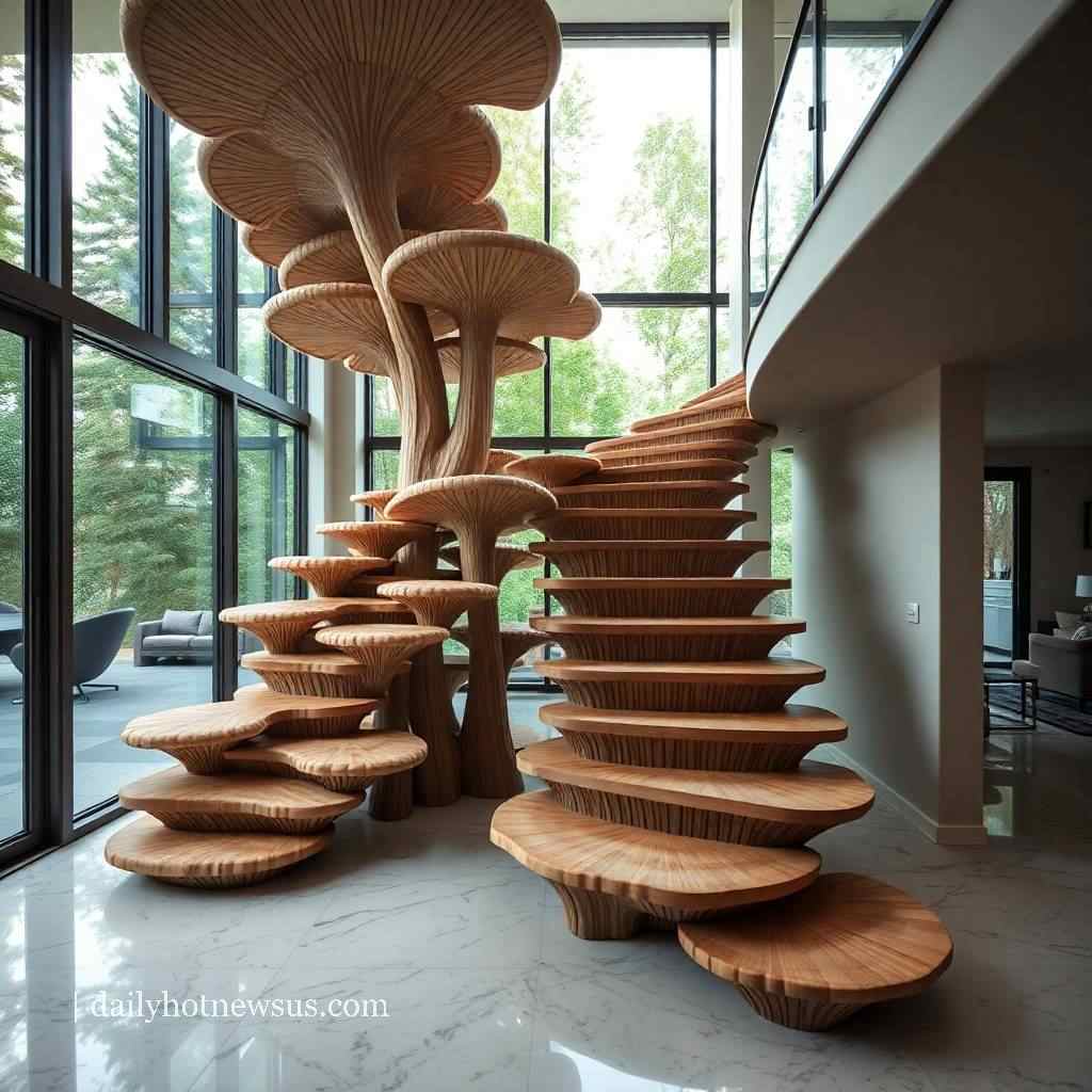 Gorgeous Mushroom Staircase