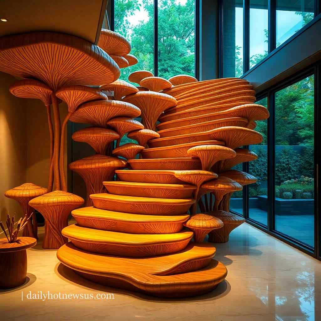 Gorgeous Mushroom Staircase