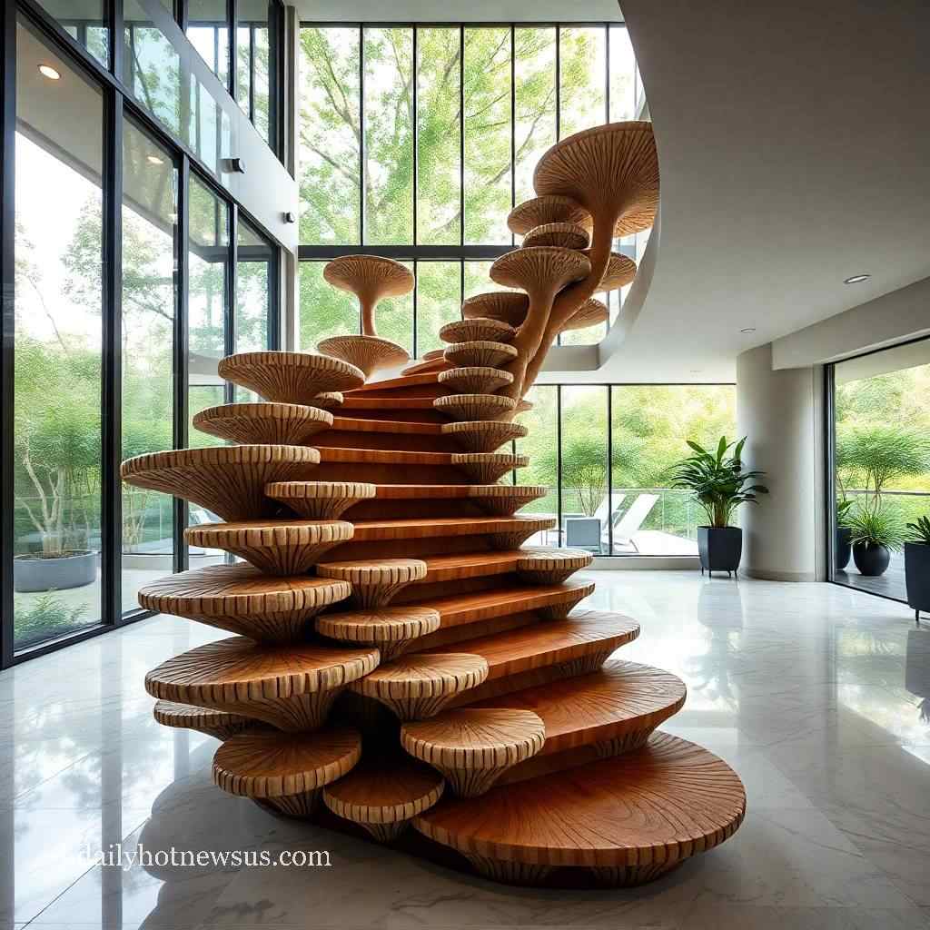 Gorgeous Mushroom Staircase