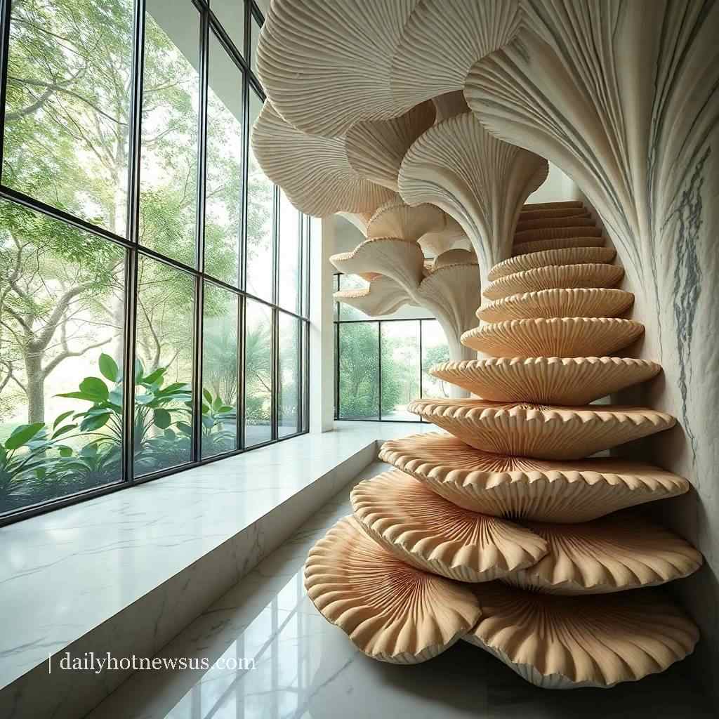 Gorgeous Mushroom Staircase