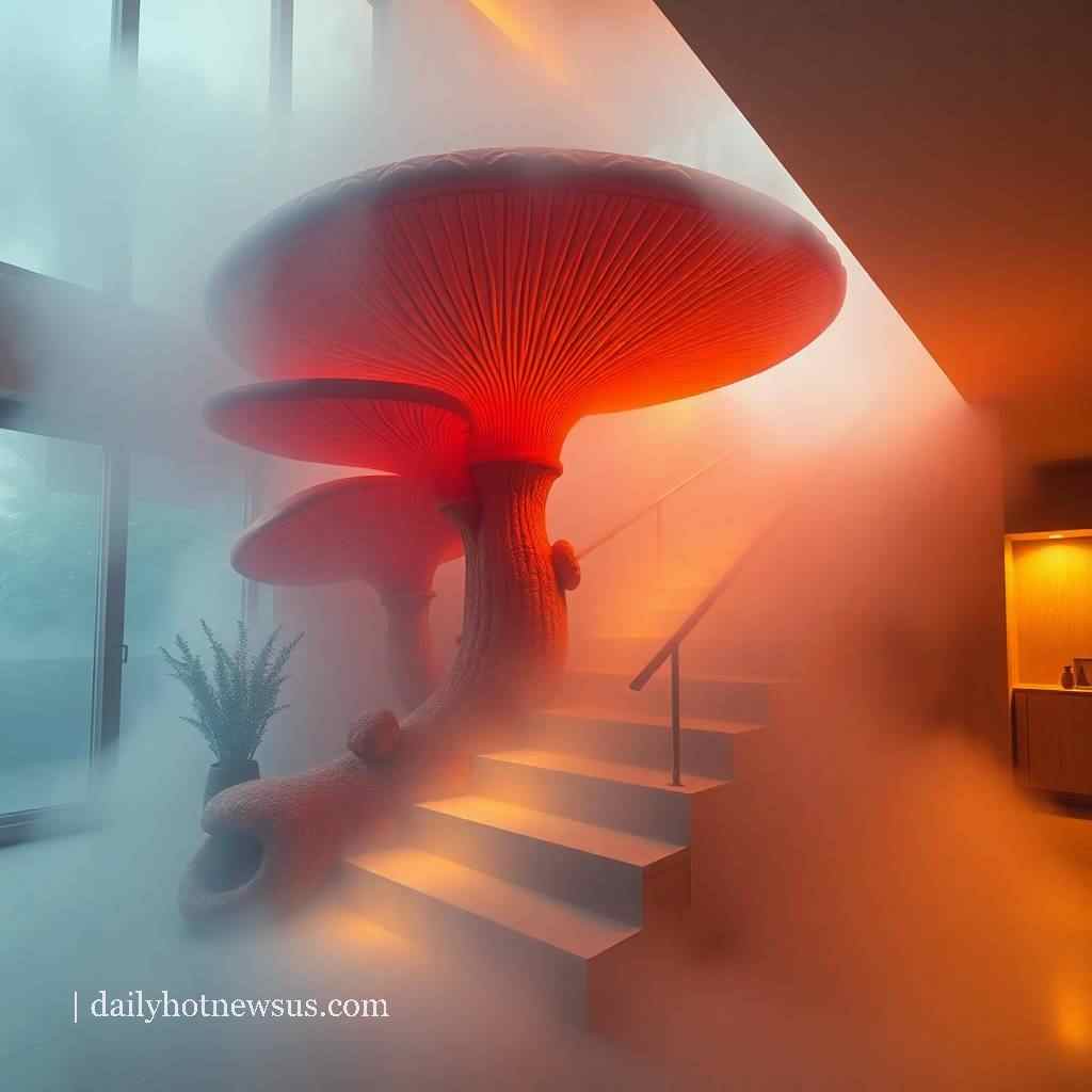 Gorgeous Mushroom Staircase