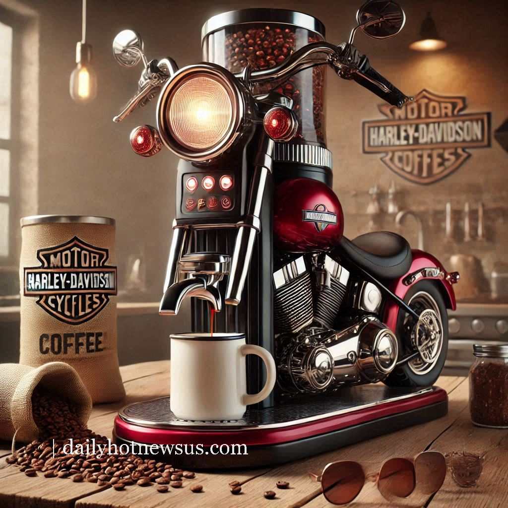 Harley Inspired Coffee Machine