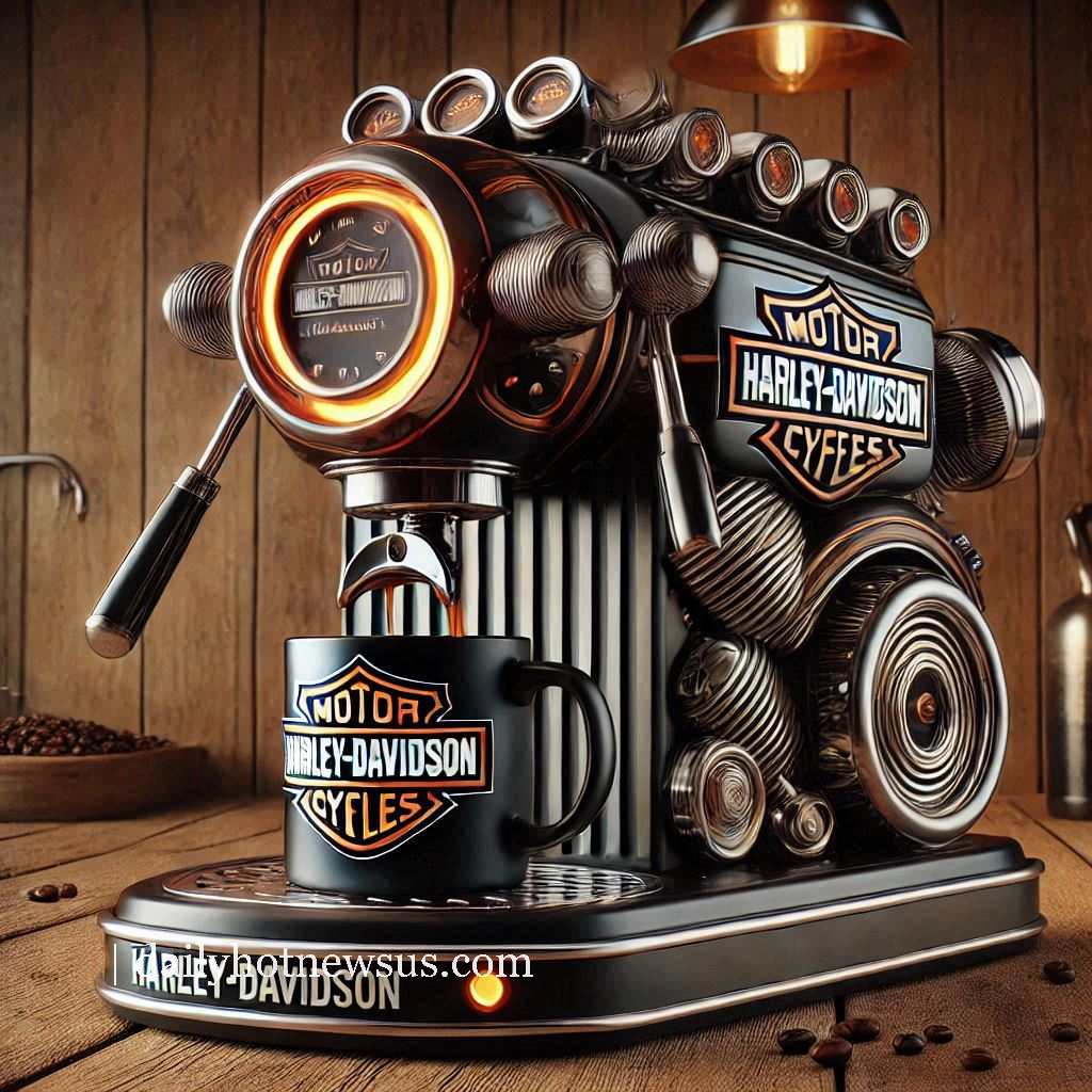 Harley Inspired Coffee Machine