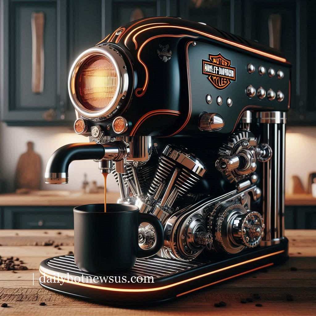 Harley Inspired Coffee Machine