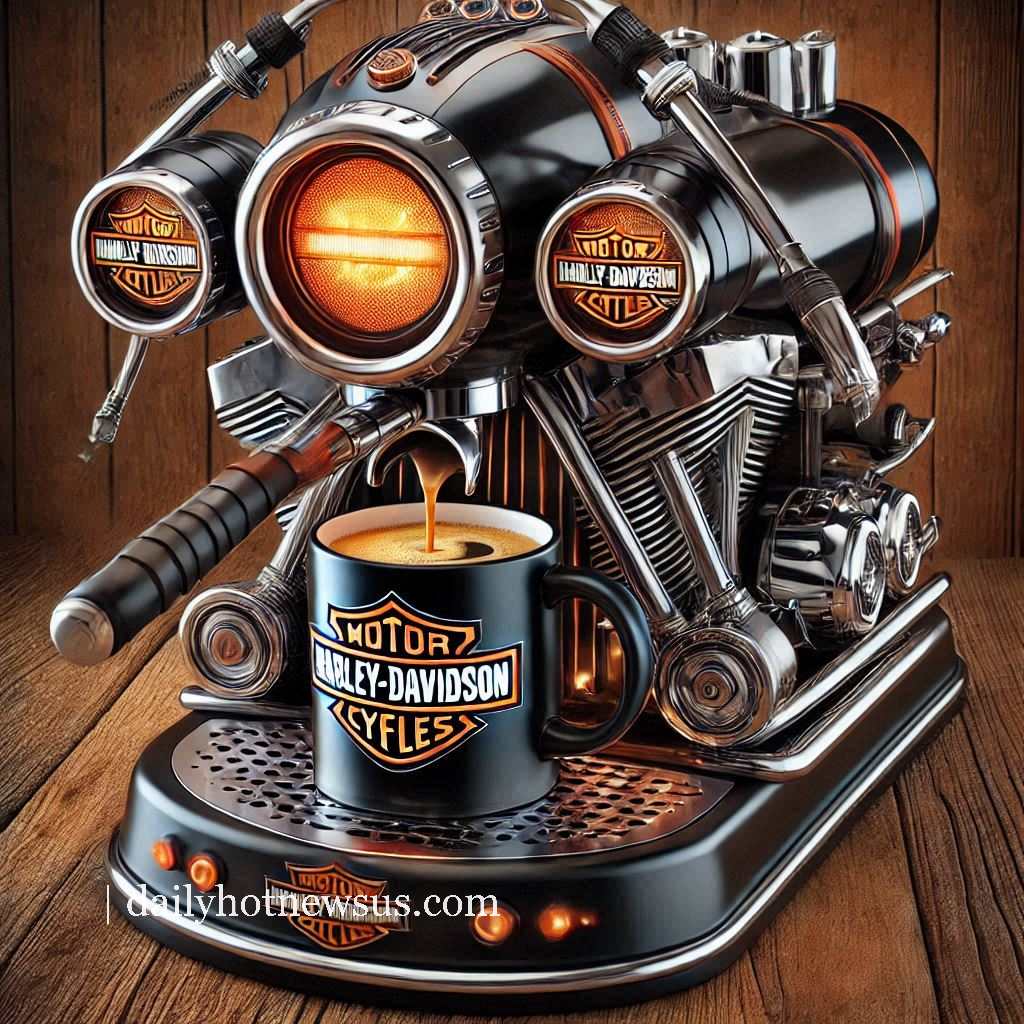 Harley Inspired Coffee Machine