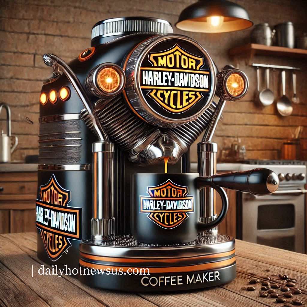 Harley Inspired Coffee Machine