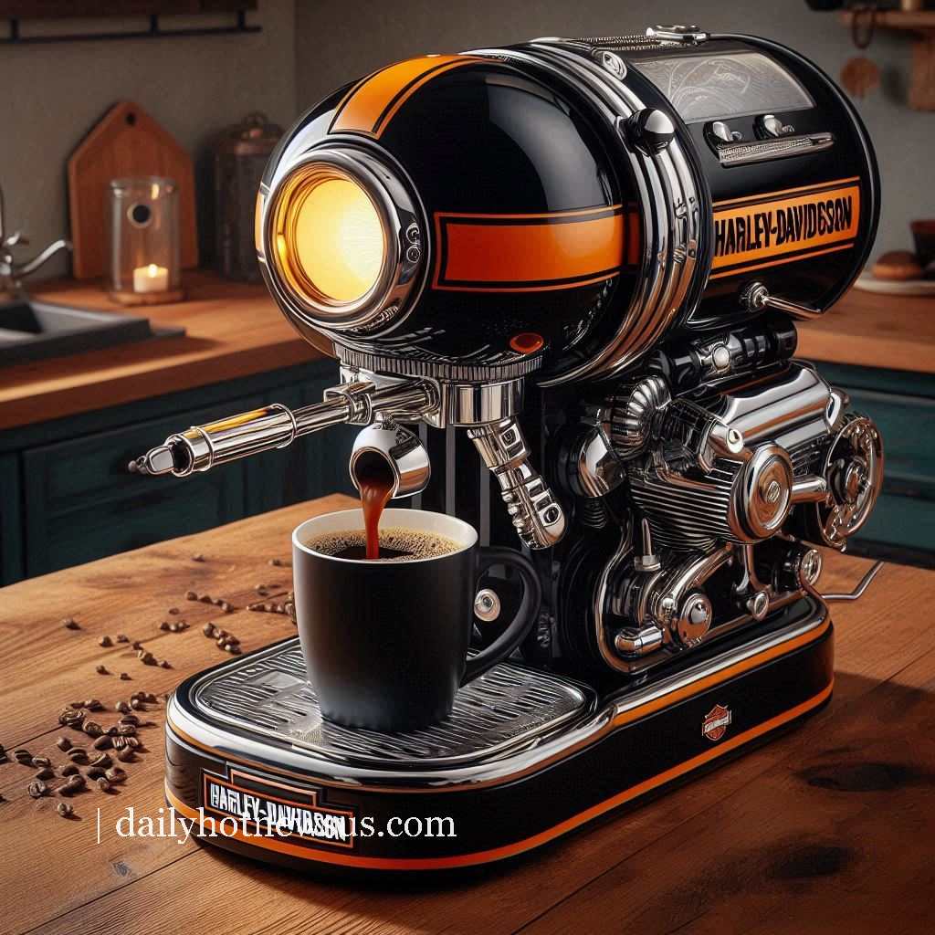 Harley Inspired Coffee Machine