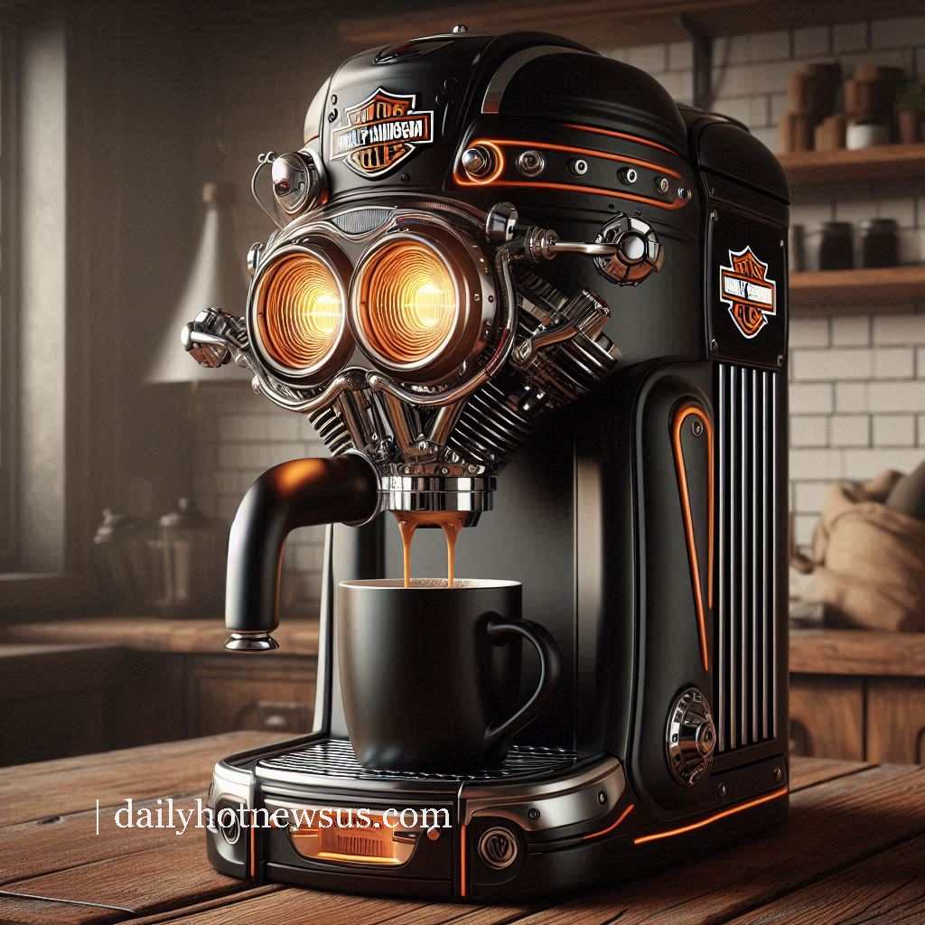 Harley Inspired Coffee Machine